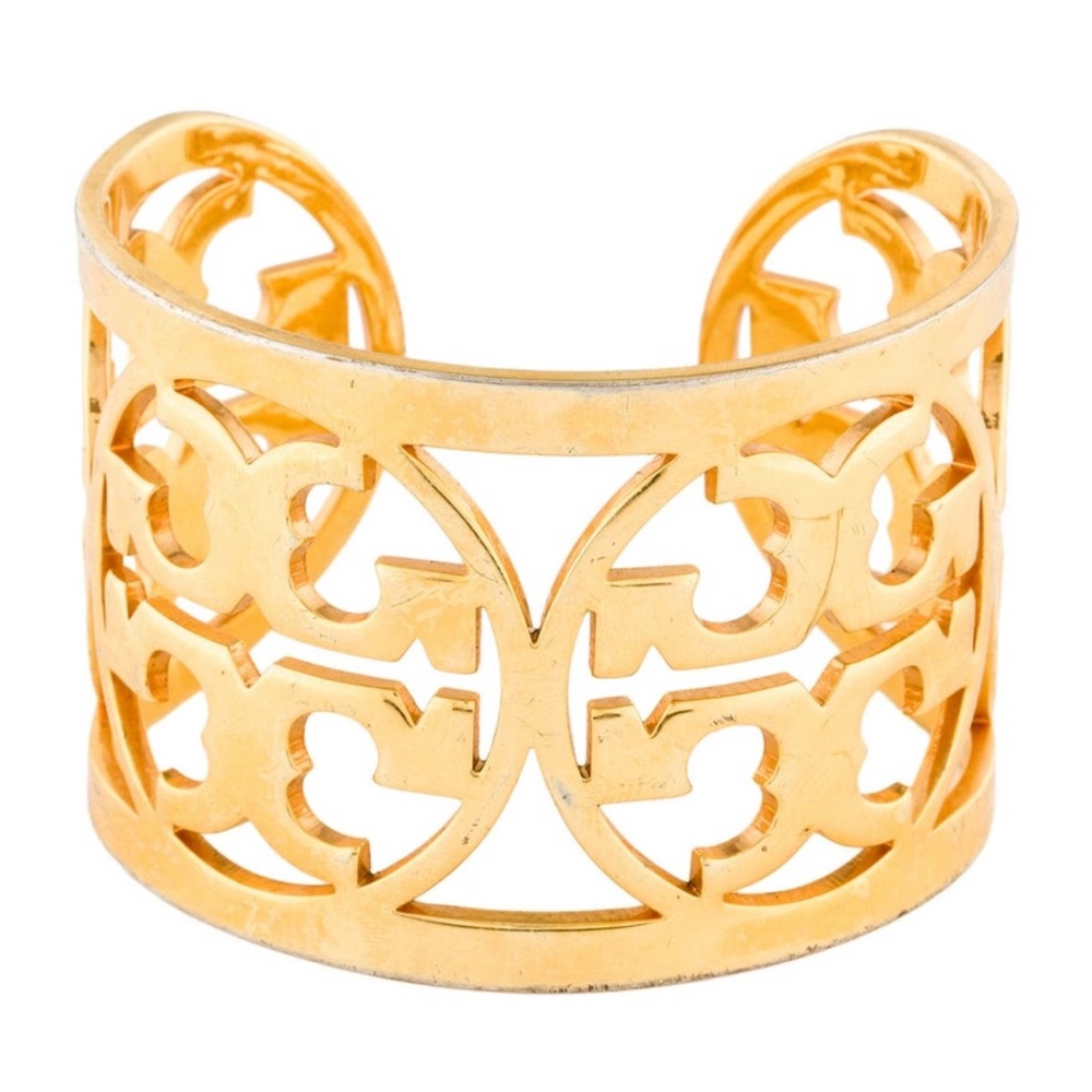 *** Reserved ***
Tory Burch Gold Miller T Logo Cuff Bracelet NWT - Picture 4 of 6